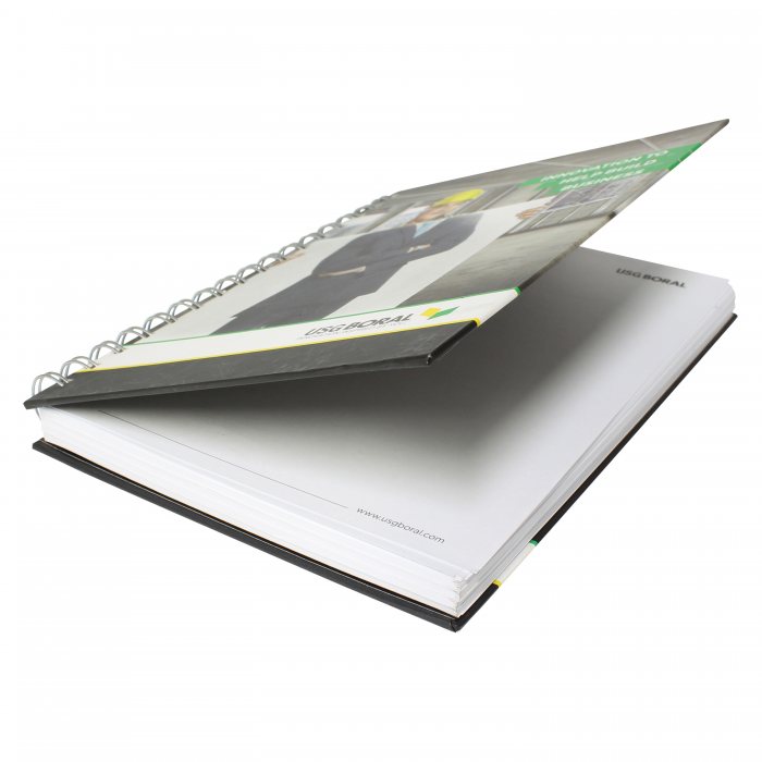 A5 Wire-O Notebook - Custom-Made Notebooks - Hardboard Cover