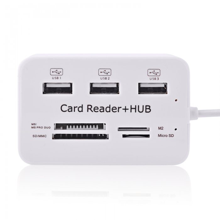 Multi USB 2.0 Hub and Card Reader