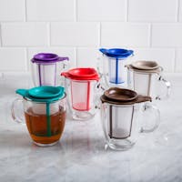 Yo-Yo tea cup with strainer from Bodum 