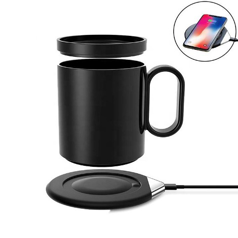 2 in 1 USB Self Warming Ceramic Mug 