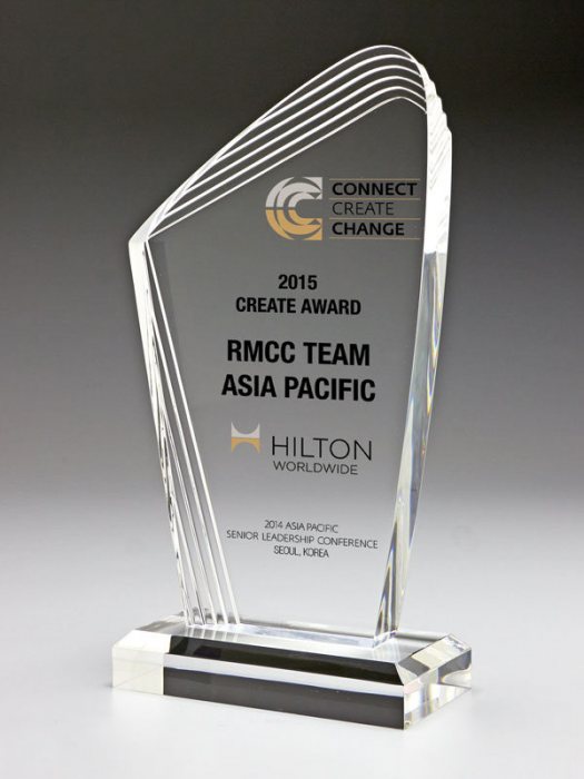 200mm Crystal Edge Acrylic Award (Height)