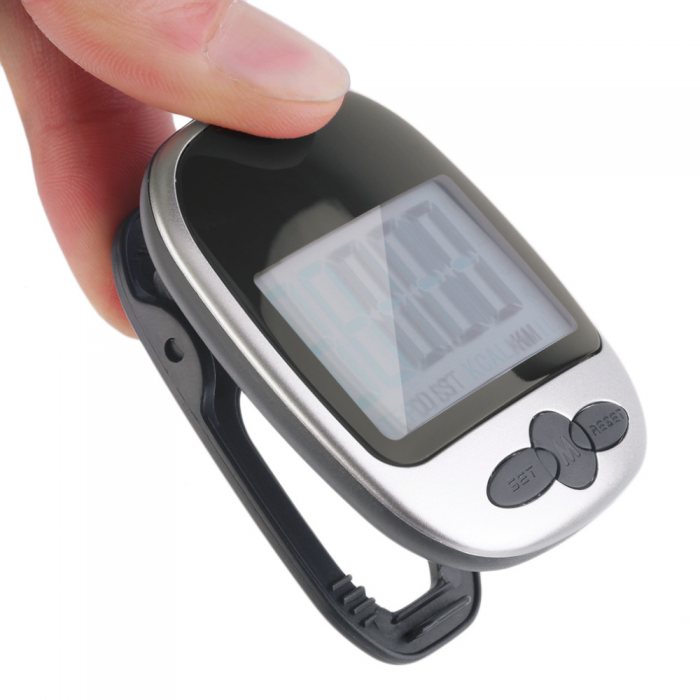Waterproof Step Pedometer with LCD Display