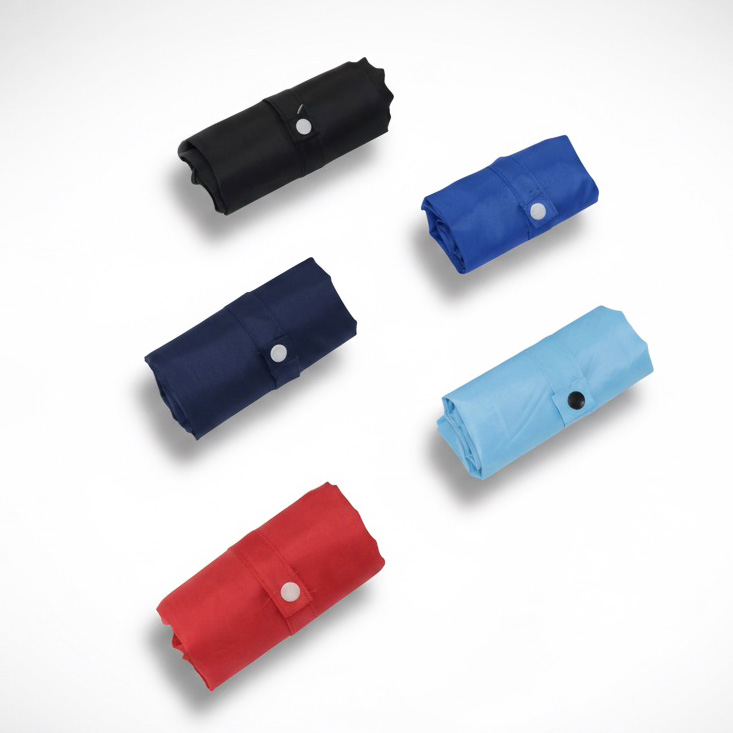 Foldable Polyester Tote Bag (With Button Closure)