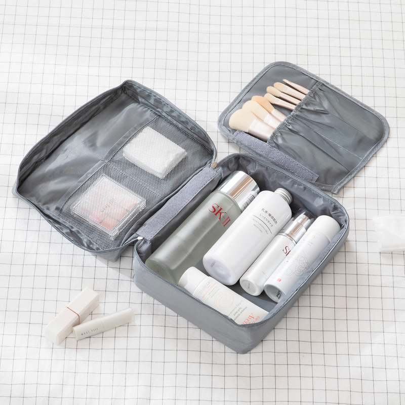Multi-Compartment Toiletries Pouch