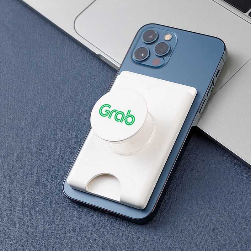 Sleek Magnetic Card Case with Pop Pocket 