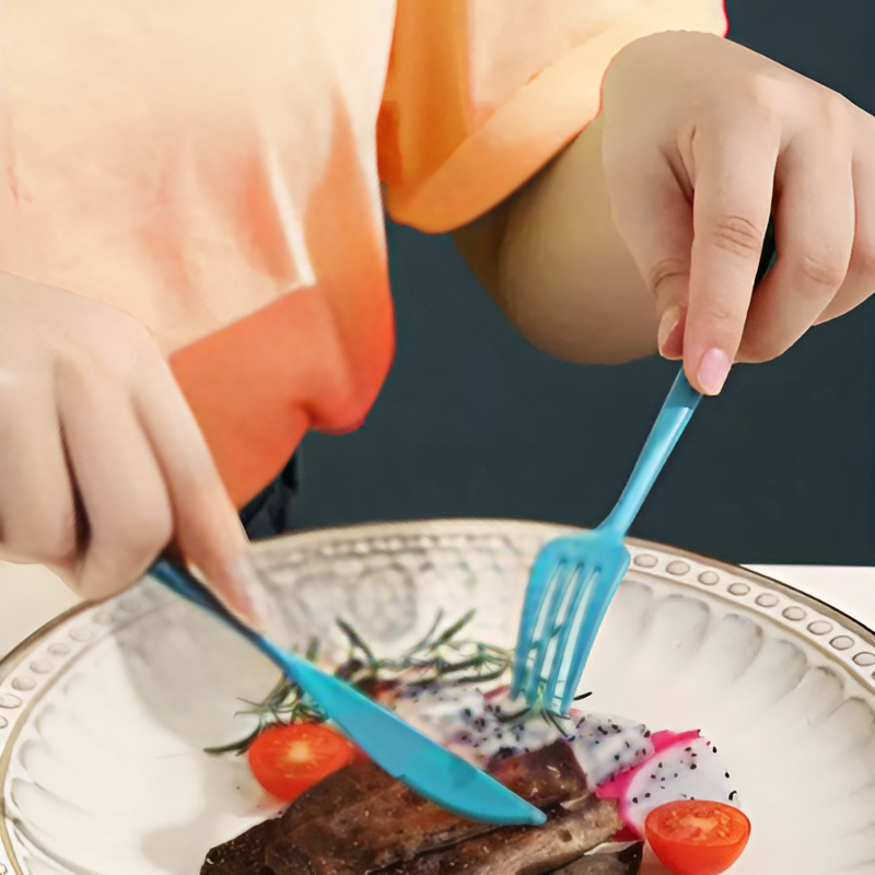 WHEAT 4-in-1 Colour Eco-Cutlery Set