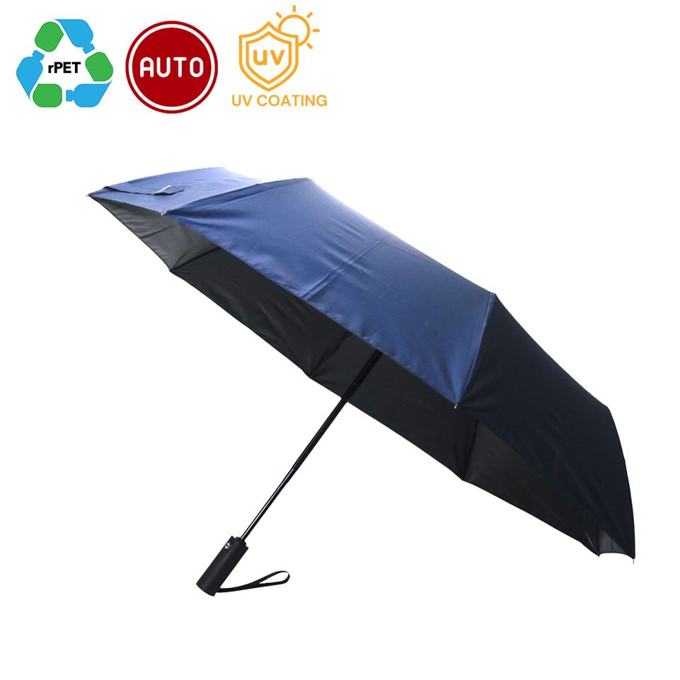 21'' Breeze Automatic Umbrella with Tote (with UV Coating)