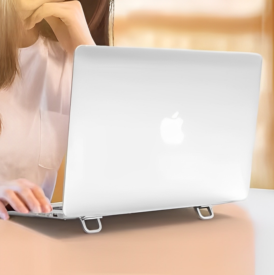  Mini Metal Folding Laptop Stand (Adhesive Backing) 