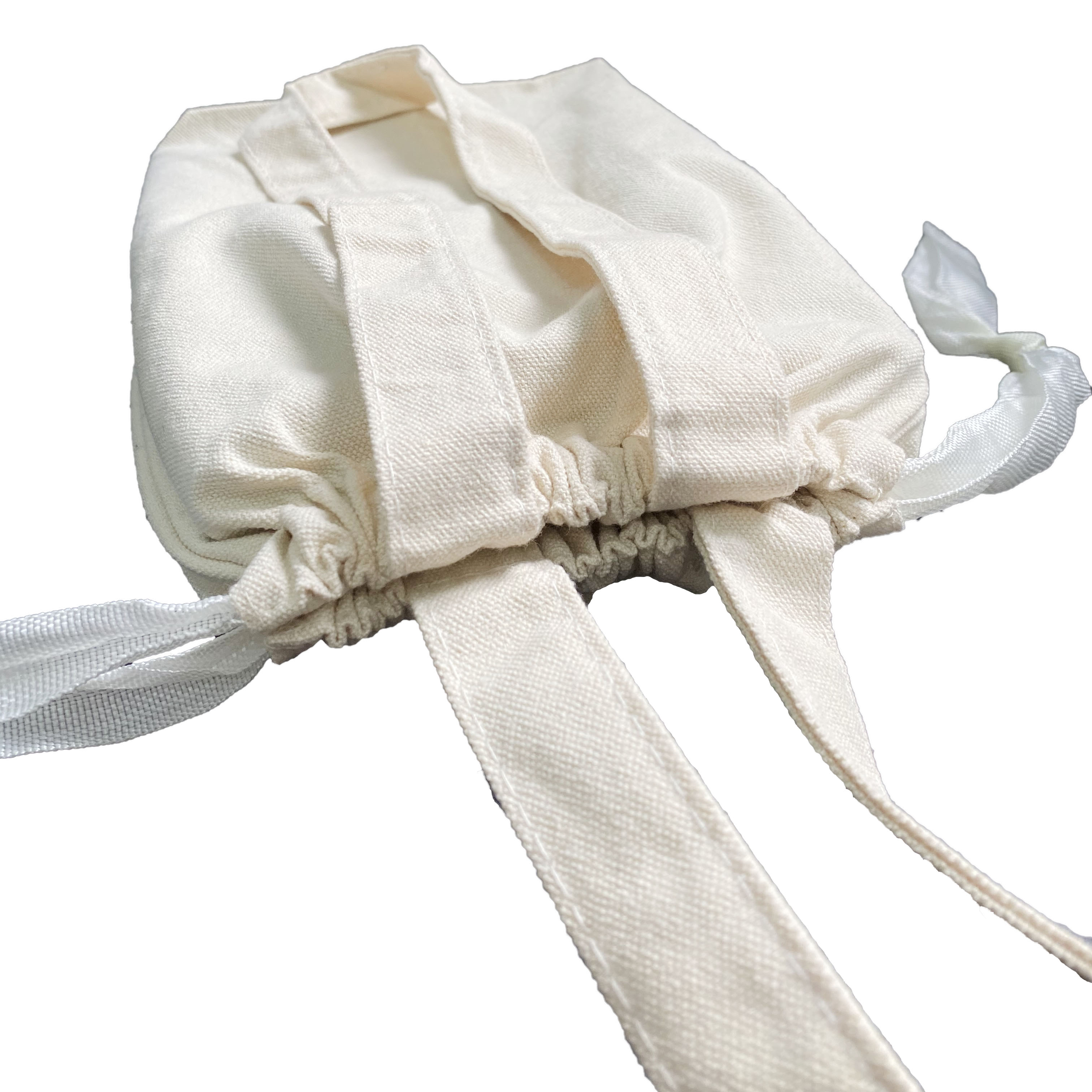 A5 Canvas Tote Bag with Drawstring