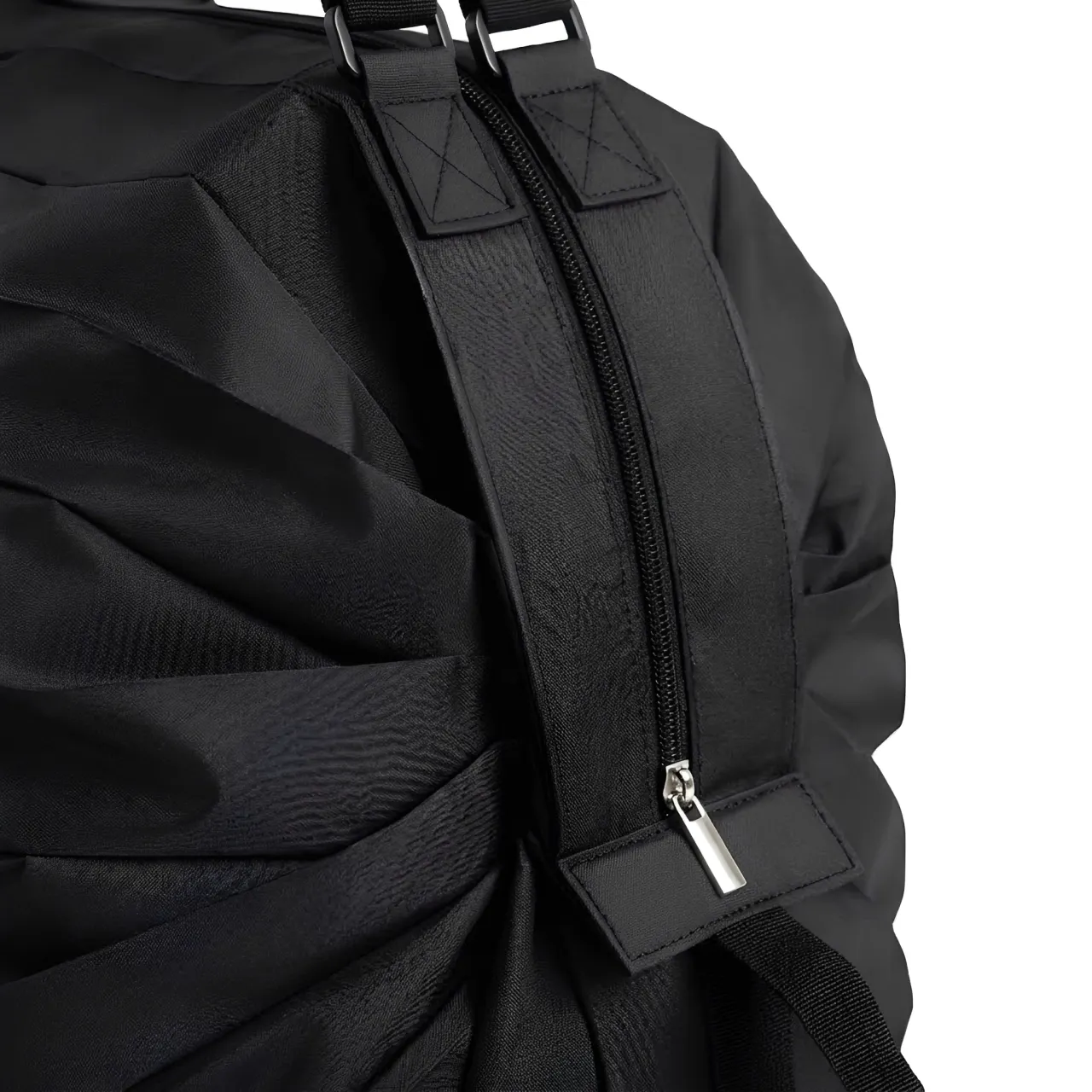 Black Bag with Black Zipper