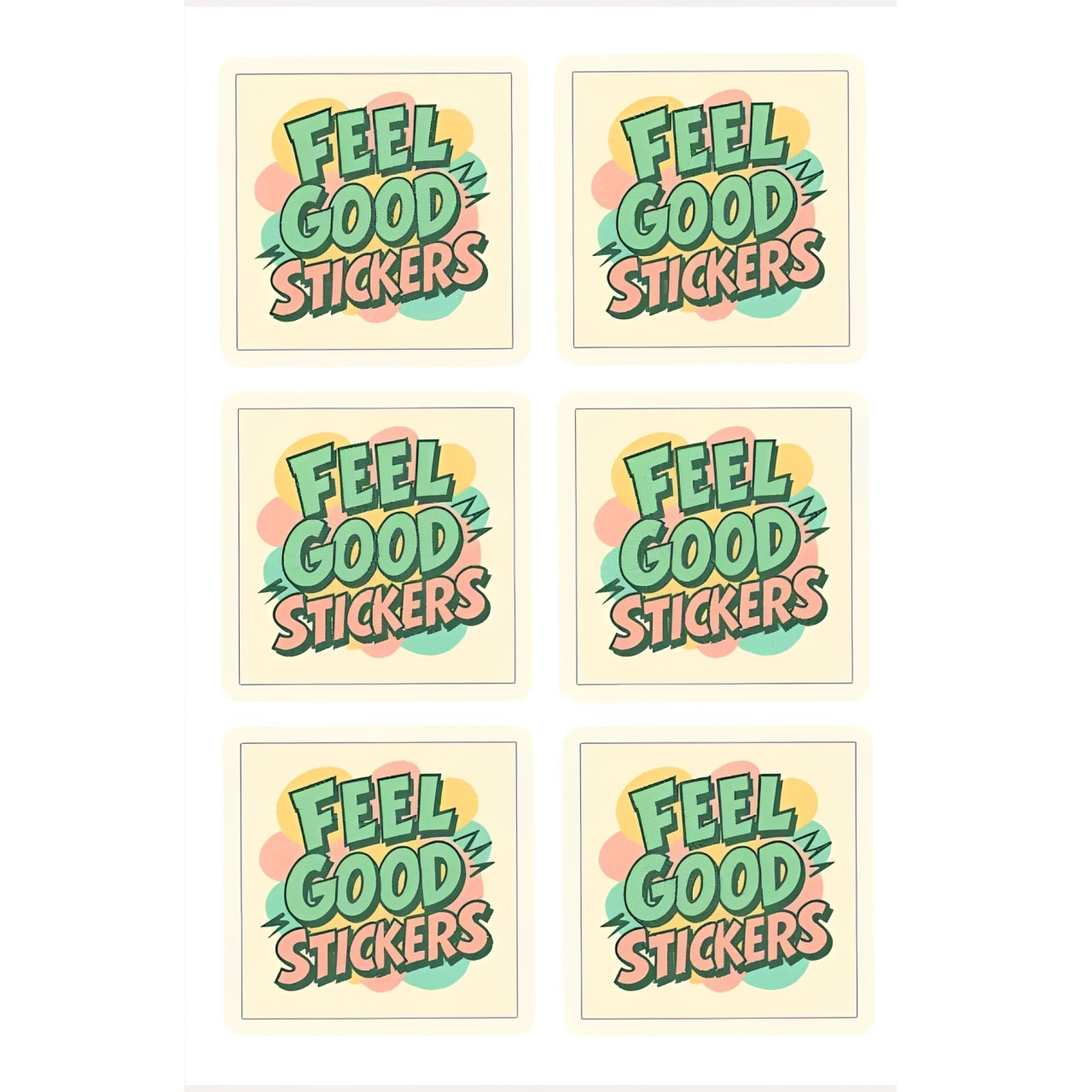 Mirrorkote Non-Waterproof Paper Sticker - A3 Sheet - Stickers & Decals & Greeting Cards - Single Design in One Sheet