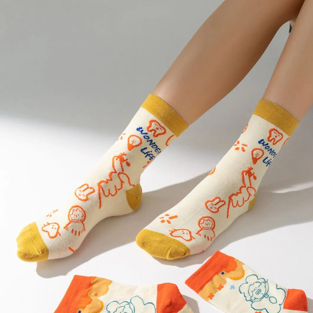 Custom Socks - Crew Length (Pair)