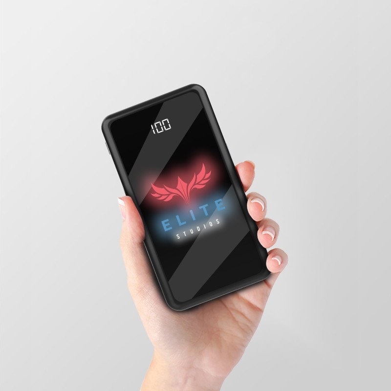 10000mAh GLOW LED Light Up Powerbank