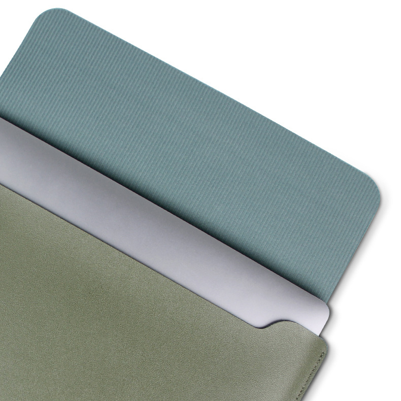 13/15 Inch Portrait PU Leather Laptop Sleeve 