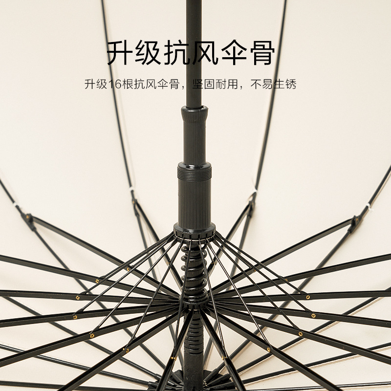 23'' Artisan Umbrella with Leather Handle