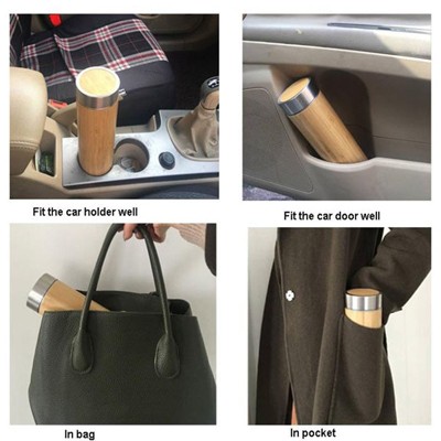 500ml Bamboo Premium Stainless Steel Thermos
