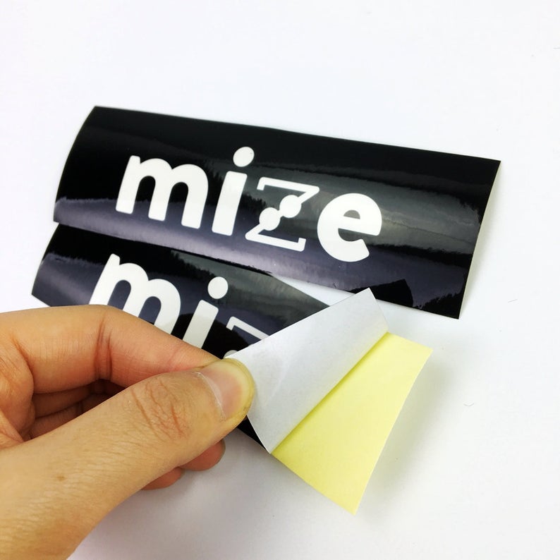 Promotional Mirrorkote Paper Sticker (Kiss-Cut)