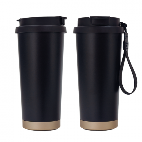 MOKA Double Wall Stainless Steel Two Way Drink Coffee Mug - 600ml