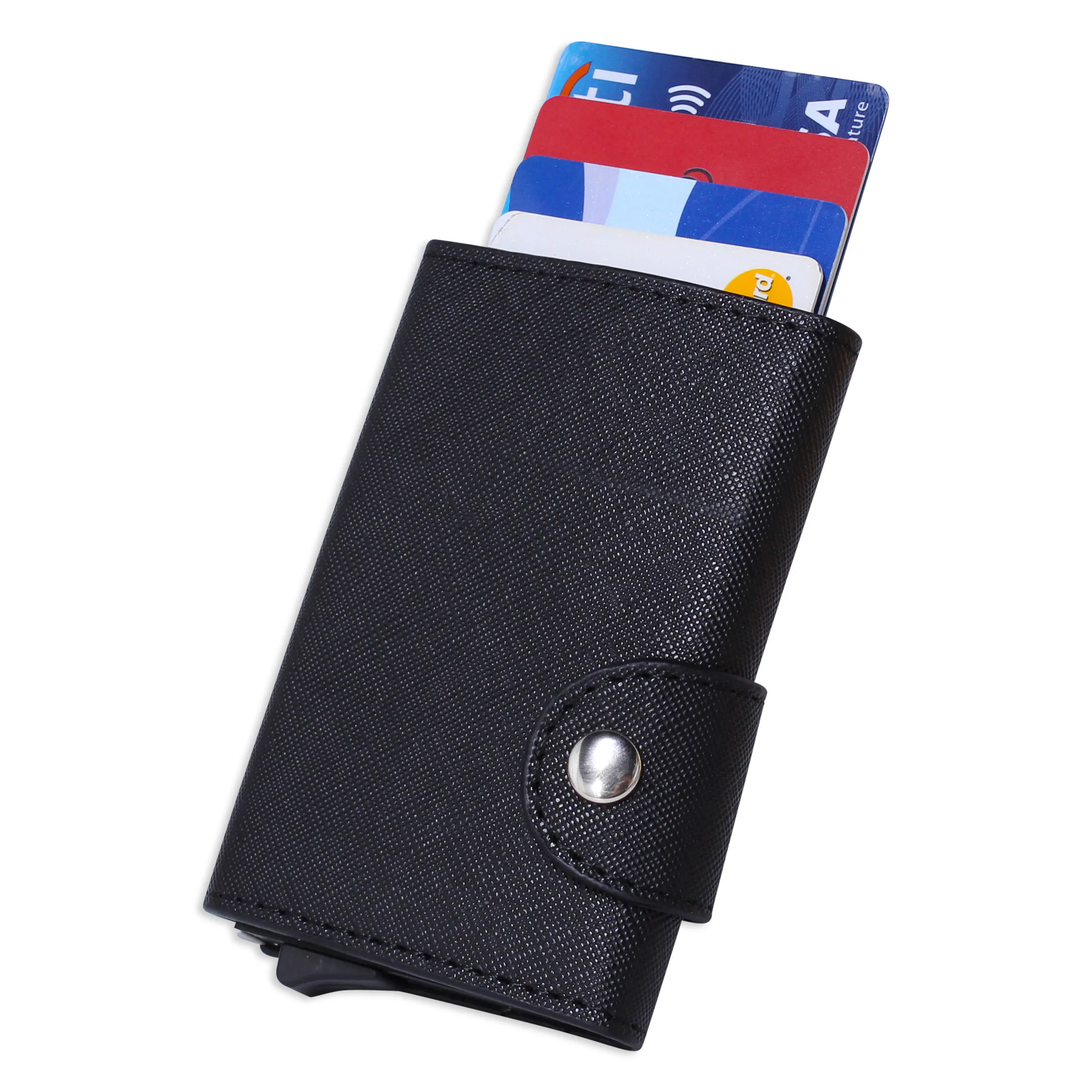 RFID Cardholder with Leather Wallet