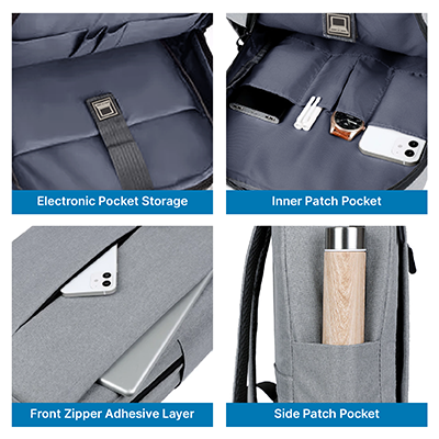 15.6'' WAYU Laptop Backpack with External USB Port
