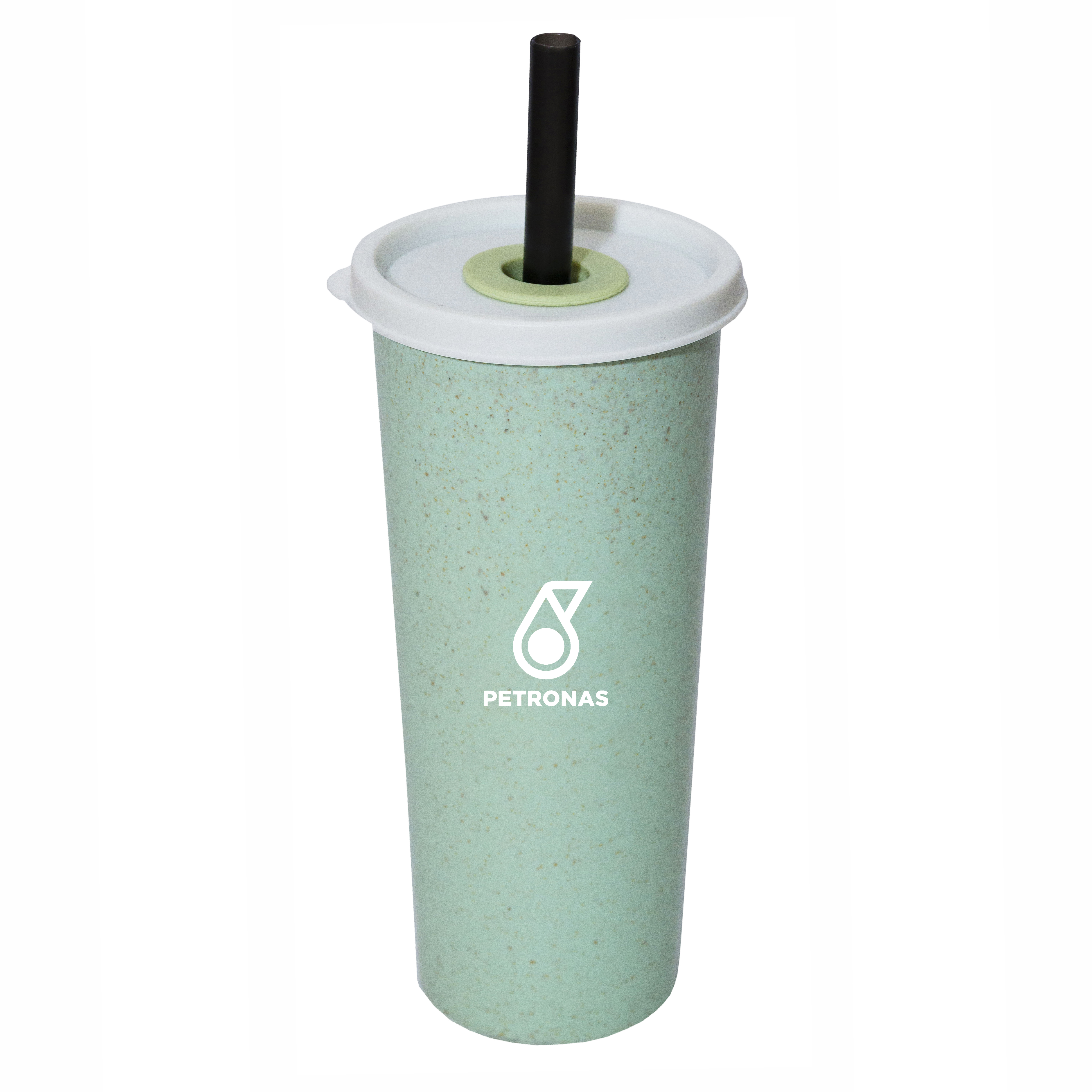 500ml Wheat Straw Tumbler with Straw