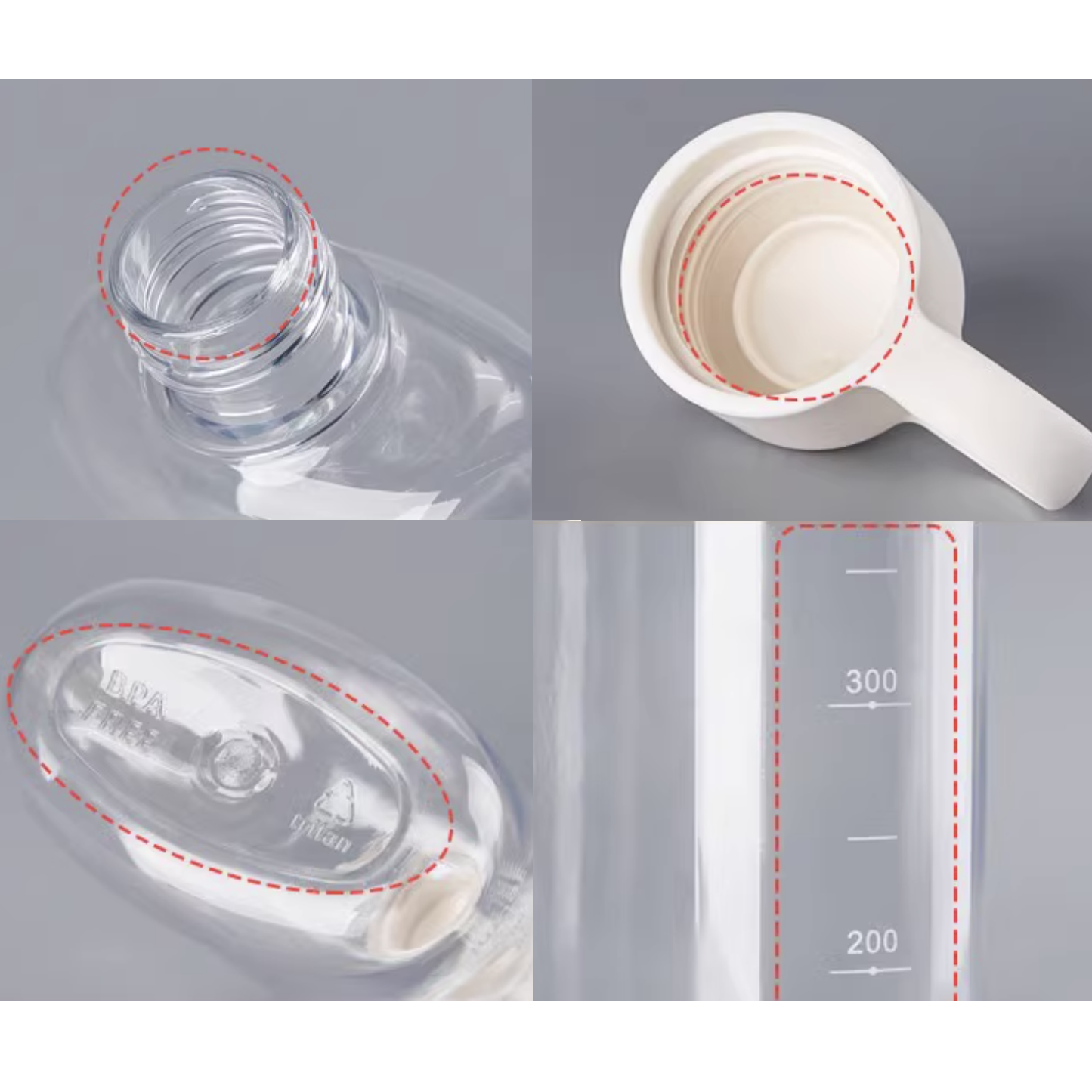 360ml Tritan Flat Water Bottle ( BPA Free )