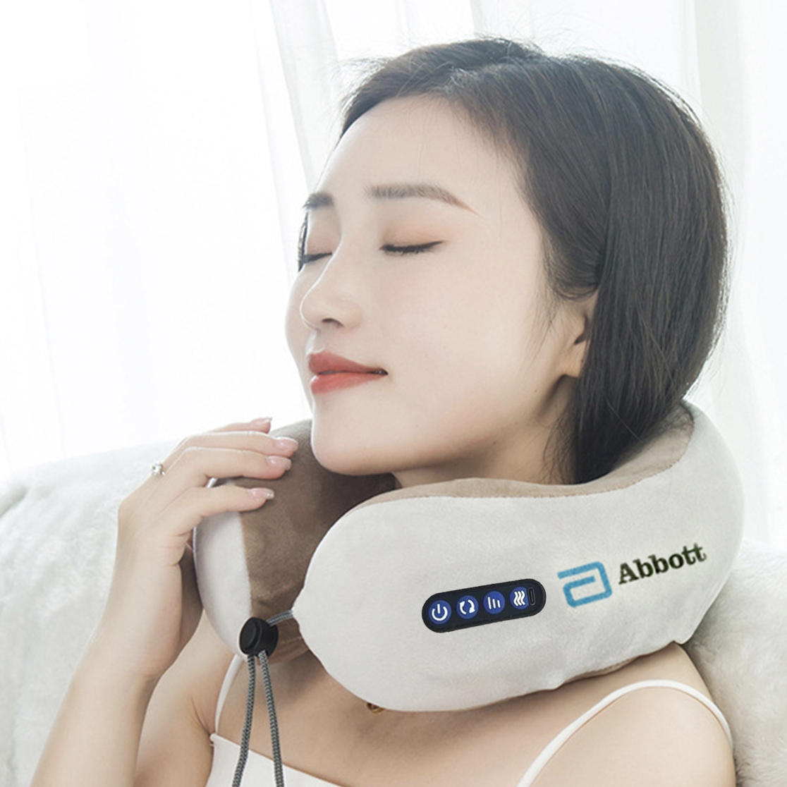 Sere Rechargeable Travel Neck Pillow Massager 