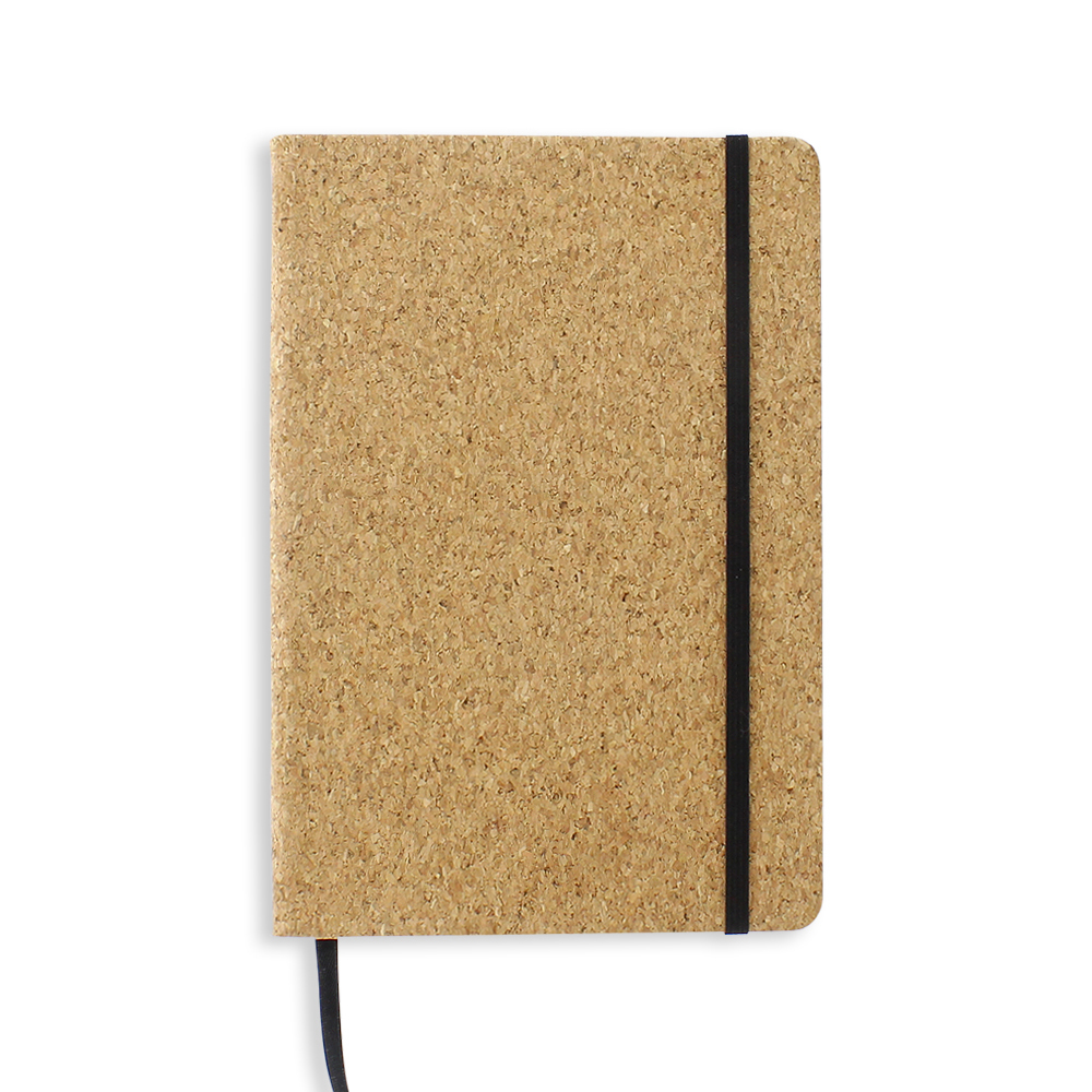 A5 Cork Notebook with Colour Band