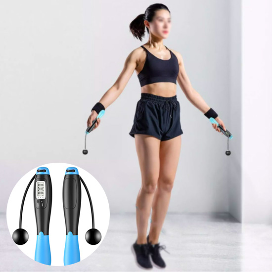 Customised Cordless Jumping Rope with Digital Display With Logo Print Singapore