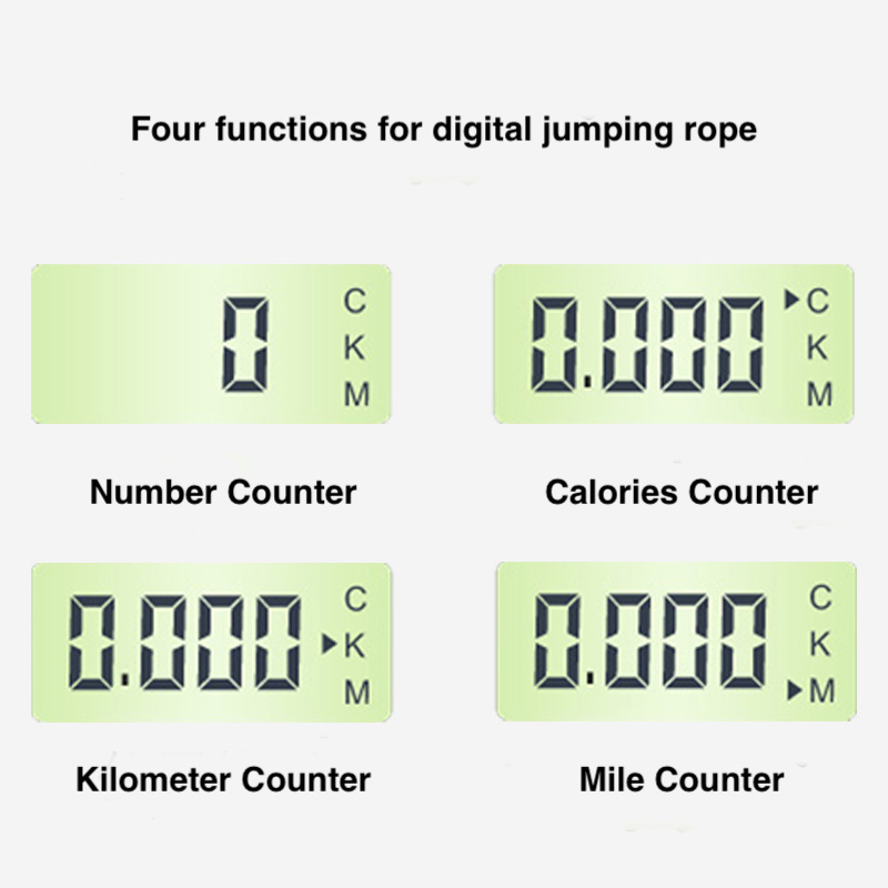 Cordless Jumping Rope with Digital Display