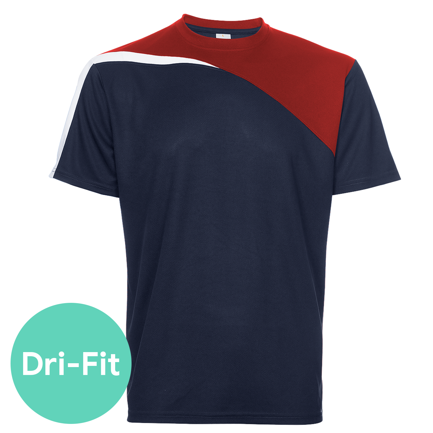 Basic Multi Tone Round Neck T-Shirt 