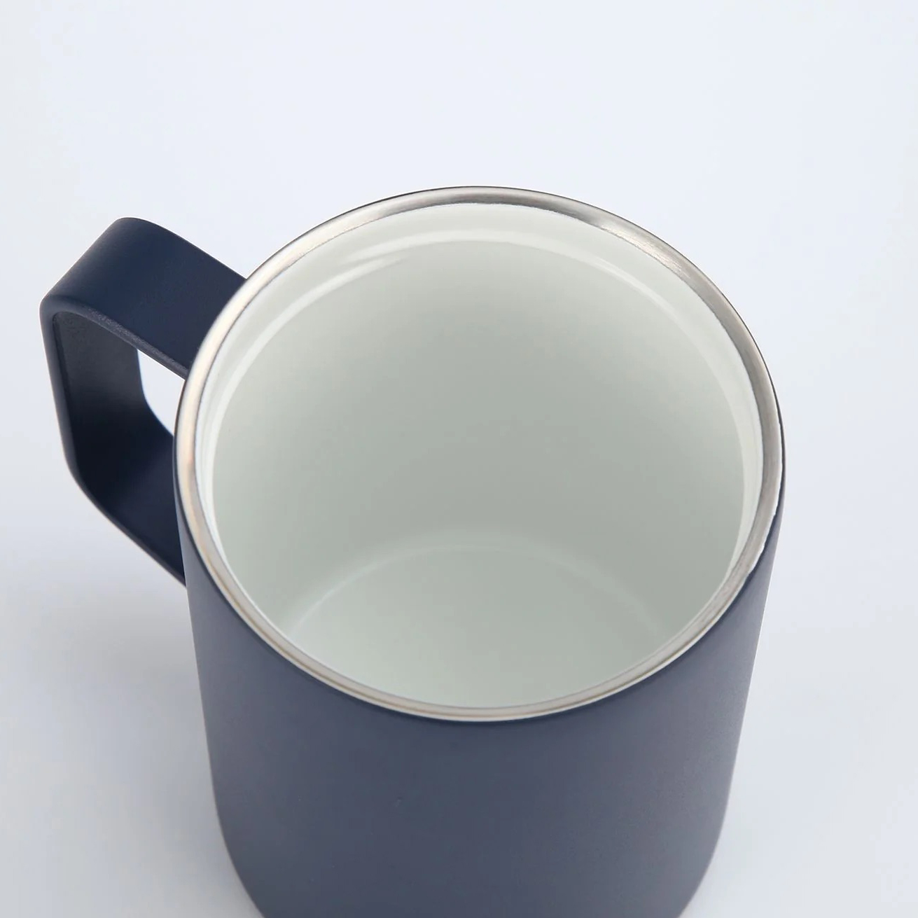 CROSSING 400ml Neo Insulated S/S Leakproof Ceramic Mug W Handle And Lid 