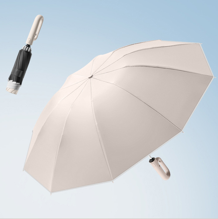 23'' Evo Automatic Foldable Umbrella with Carabiner (With UV Coating)