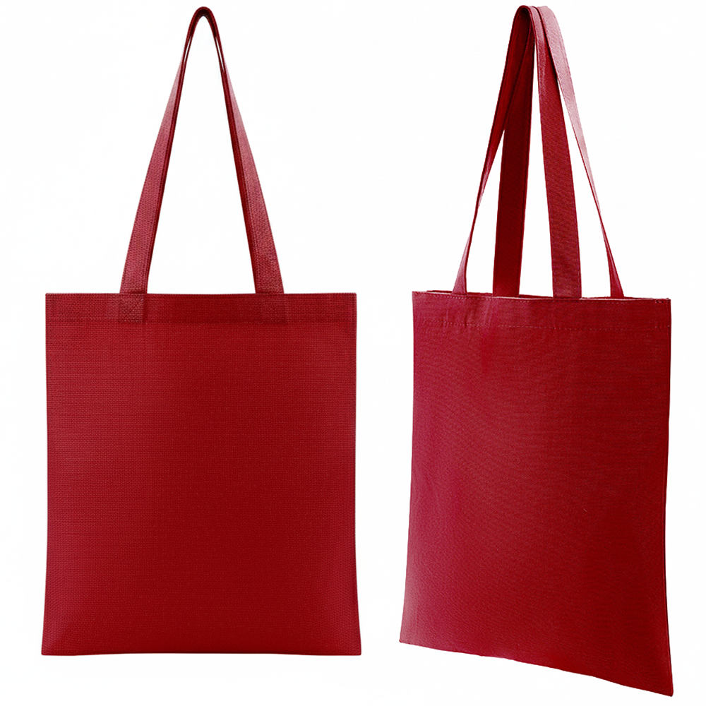 A4 Coloured Canvas Tote Bag