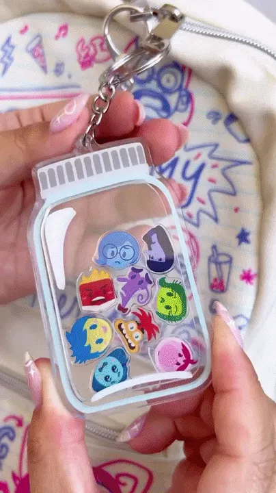 Custom Acrylic Shaker Keychains - Custom Keychains