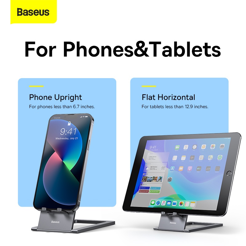 Baseus Foldable Metallic Desktop Phone and Tablet Holder