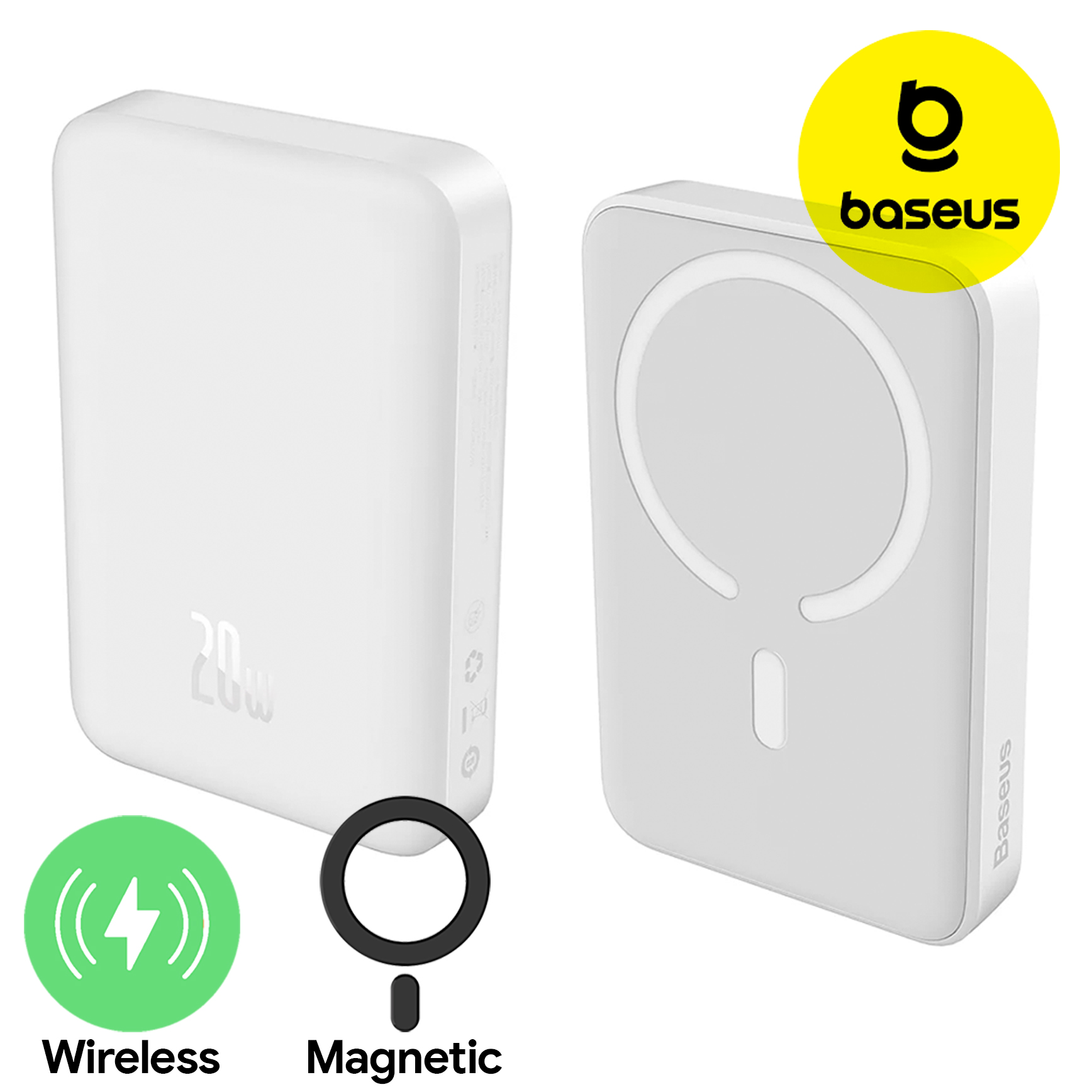 Baseus 10000mAh Magnetic Mini Wireless Powerbank