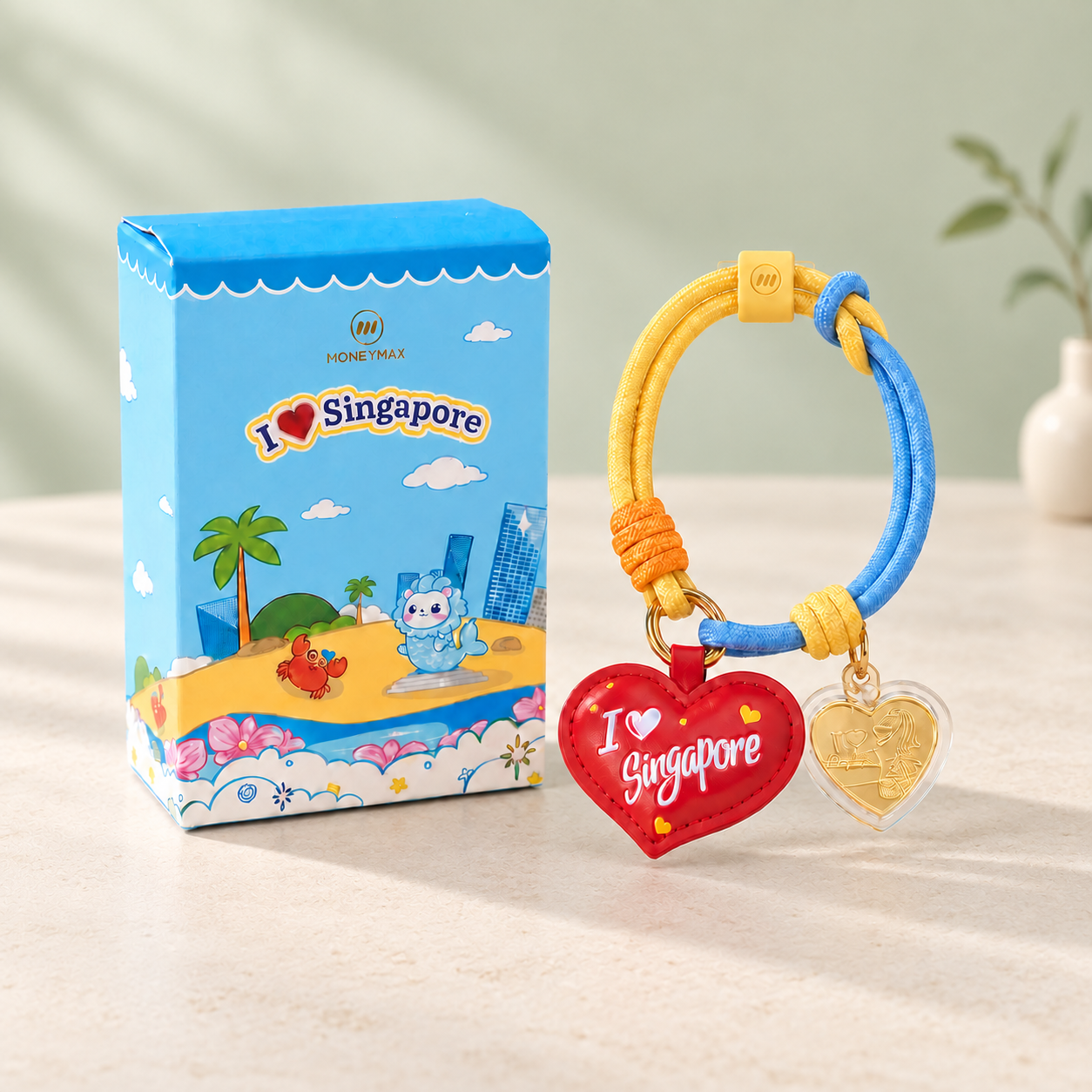 999 Gold Charm Keychain — customised gift