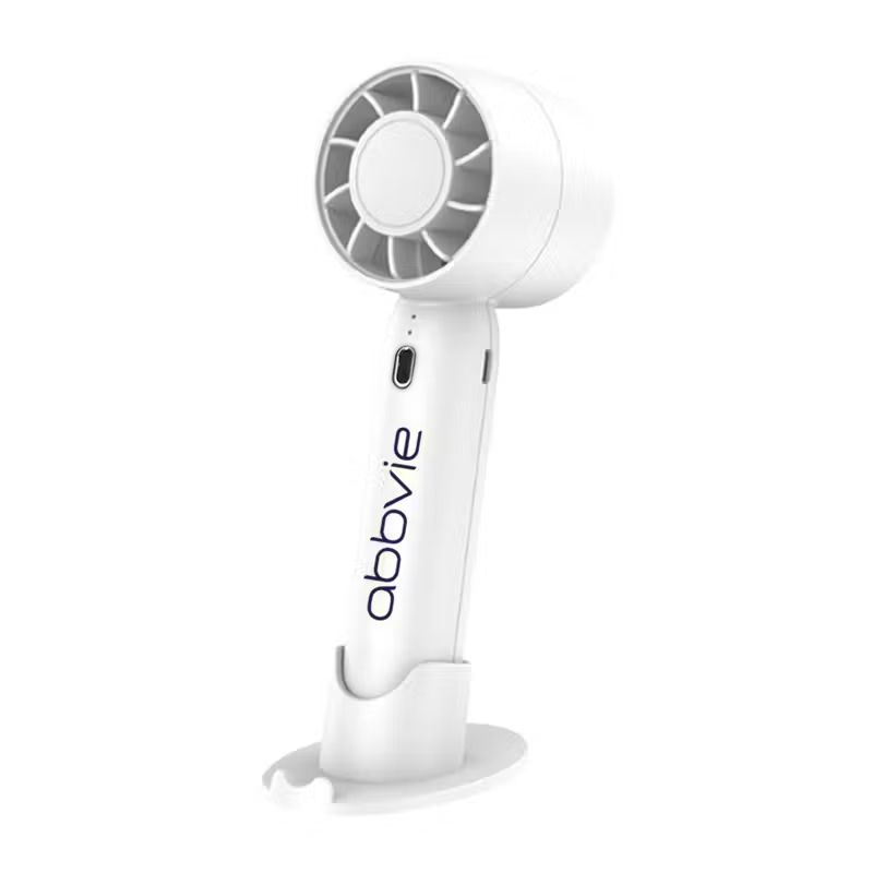 Kino Handheld Turbo Fan With Handphone Stand