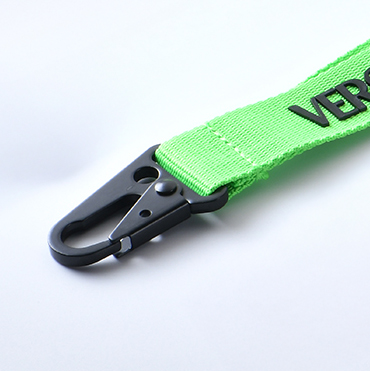 Polyester Lanyard with 3D PVC Logo - Lanyard - 	Eagle Beak Carabiner (Default)