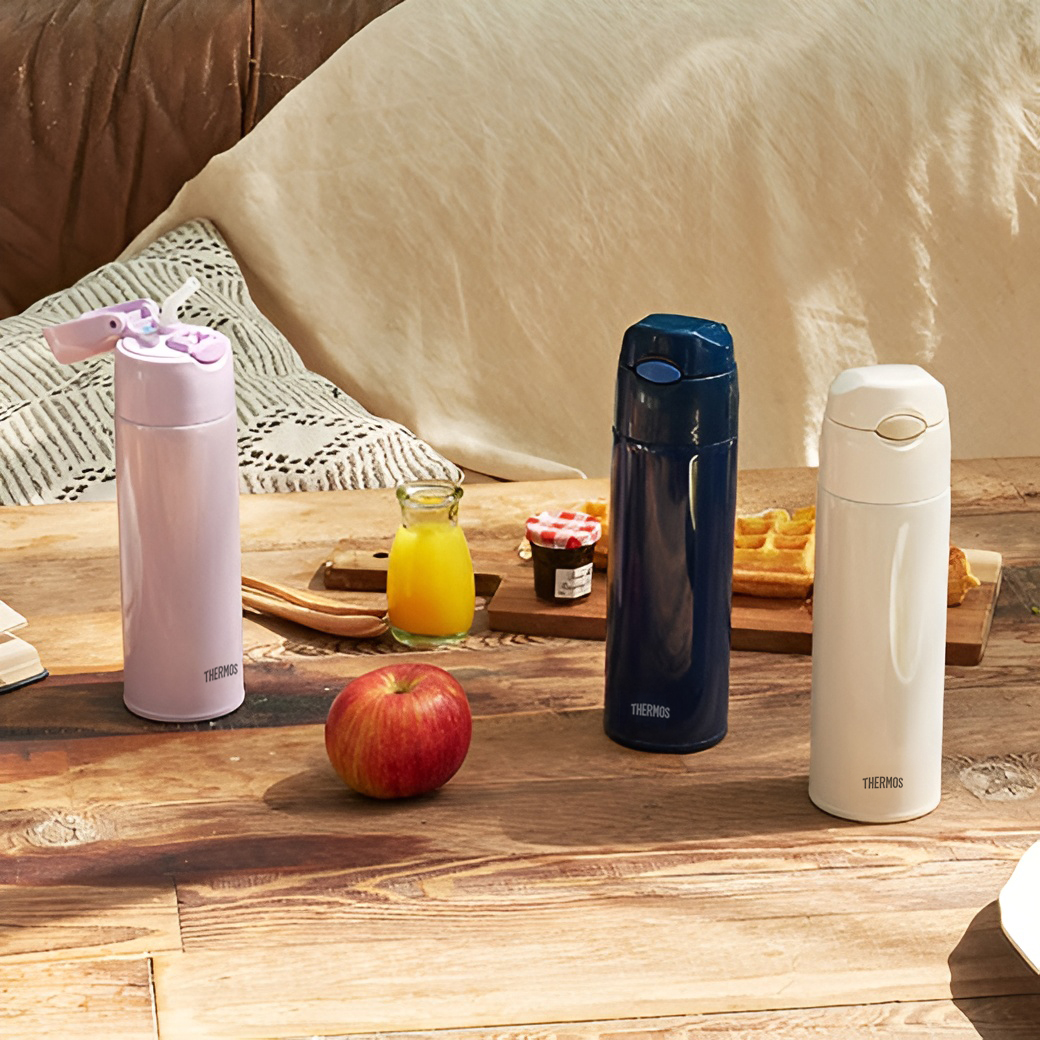 Thermos  550ml Double Wall Insulated Tumbler with Silicone Straw