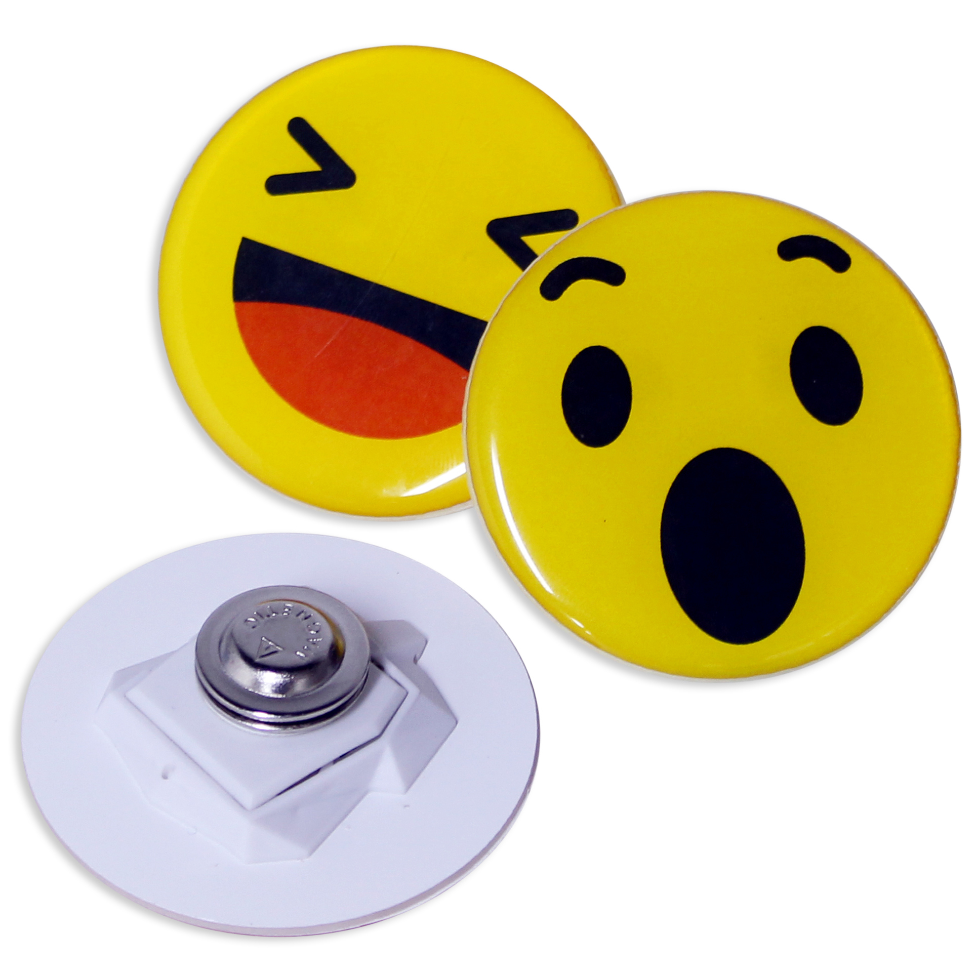 Customised Round LED Badge With Logo Print Singapore