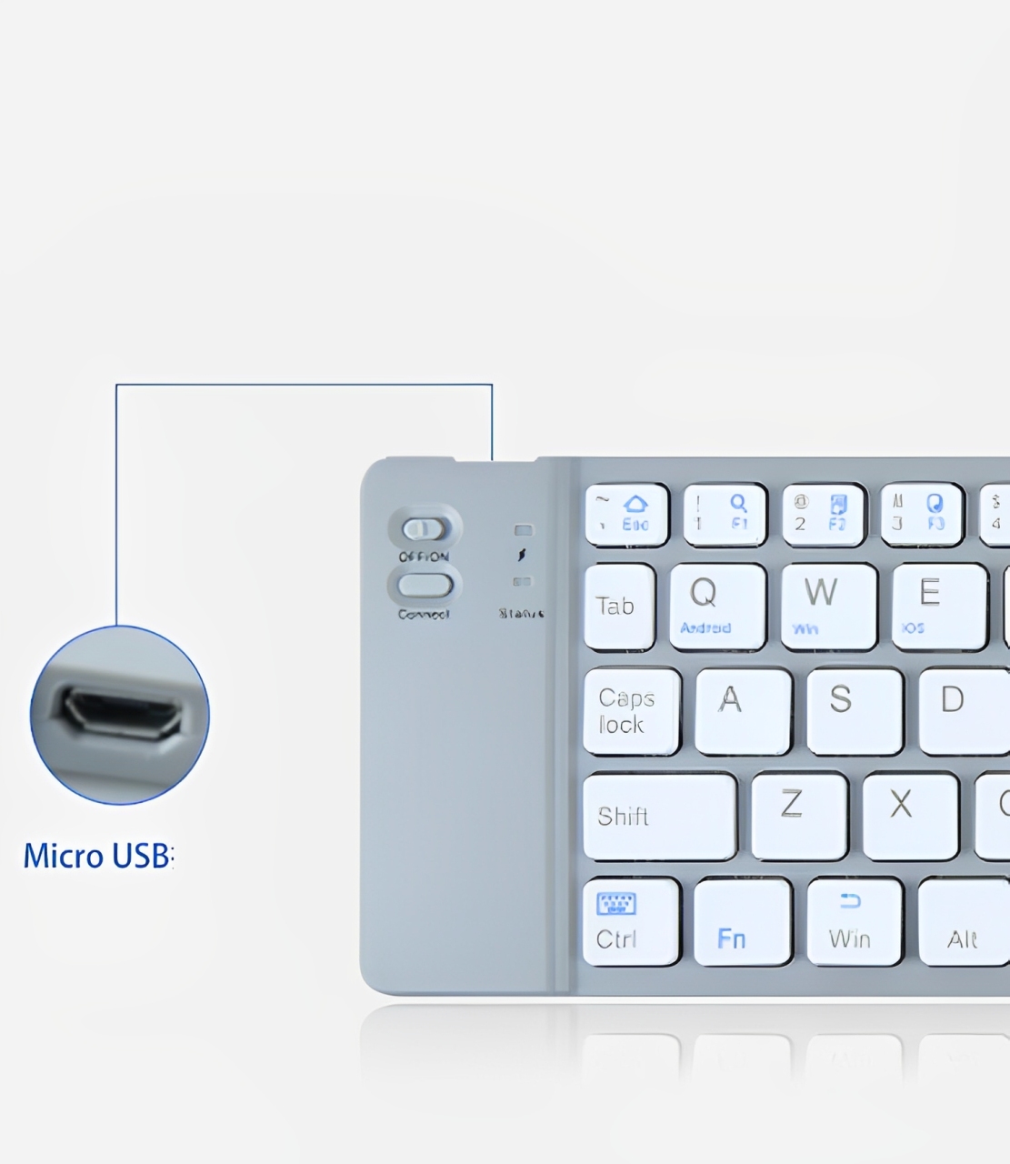 Flexi Foldable Bluetooth Keyboard (Rechargeable)