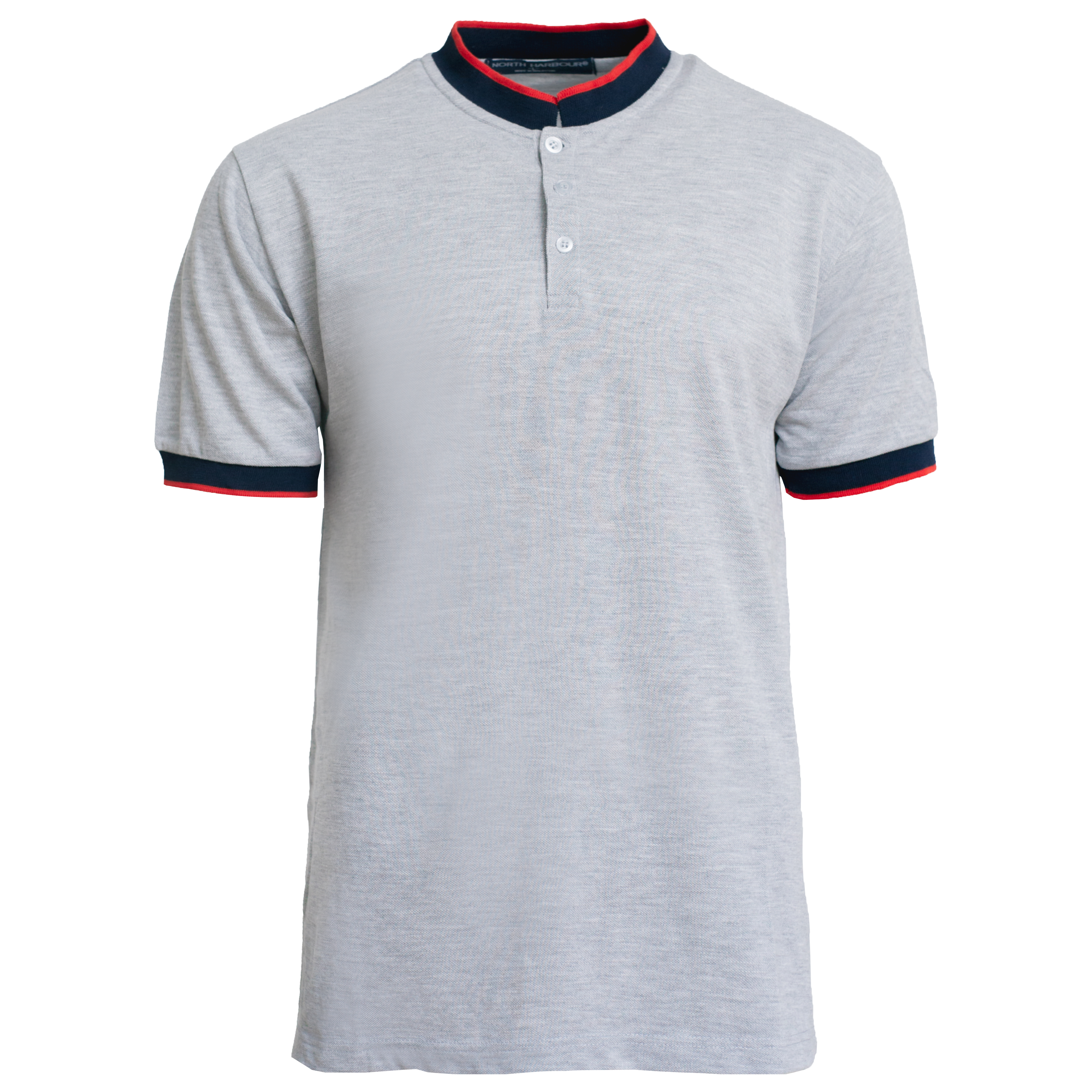 North Harbour York Mandarin Collar T-Shirt 