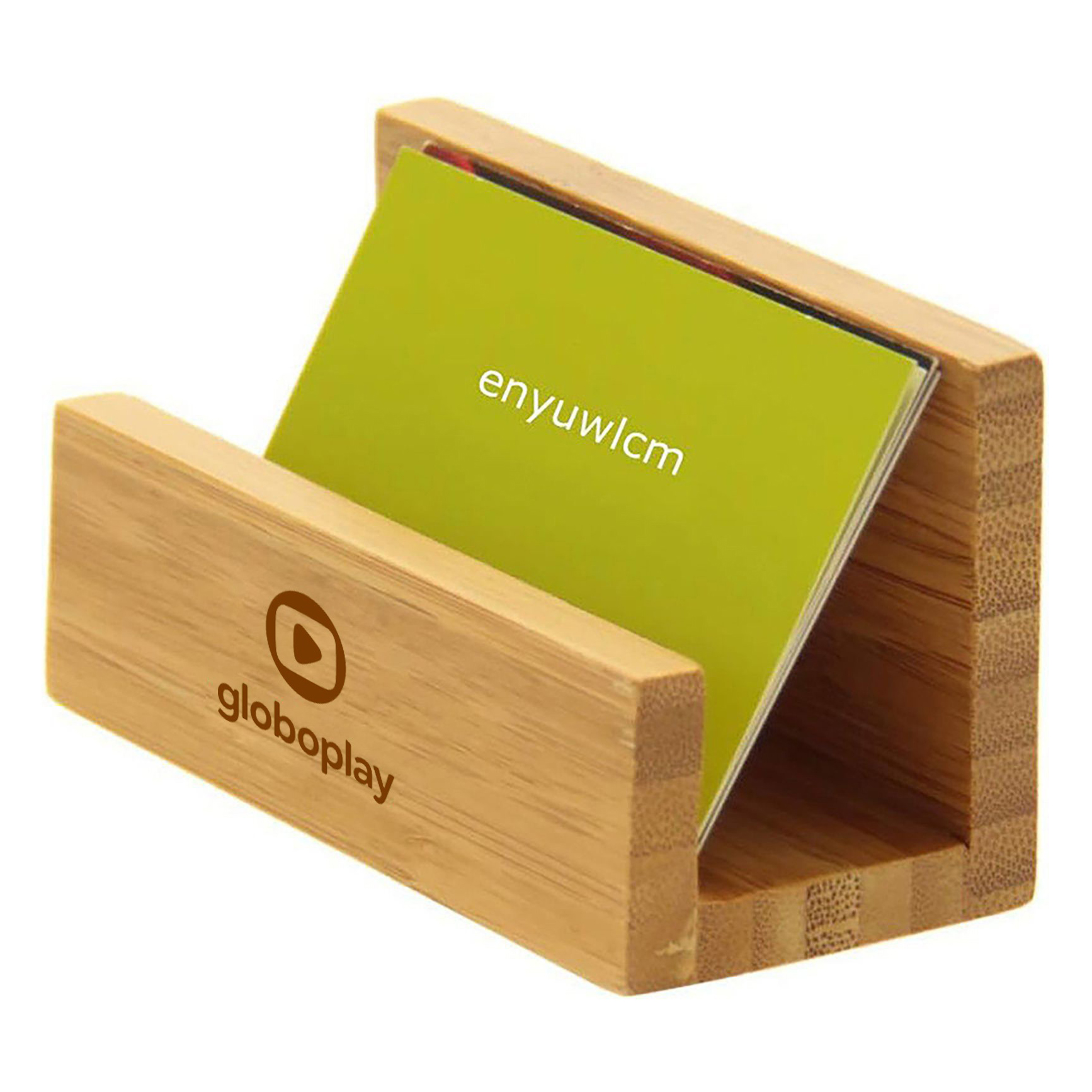 Desktop Bamboo Cardholder 