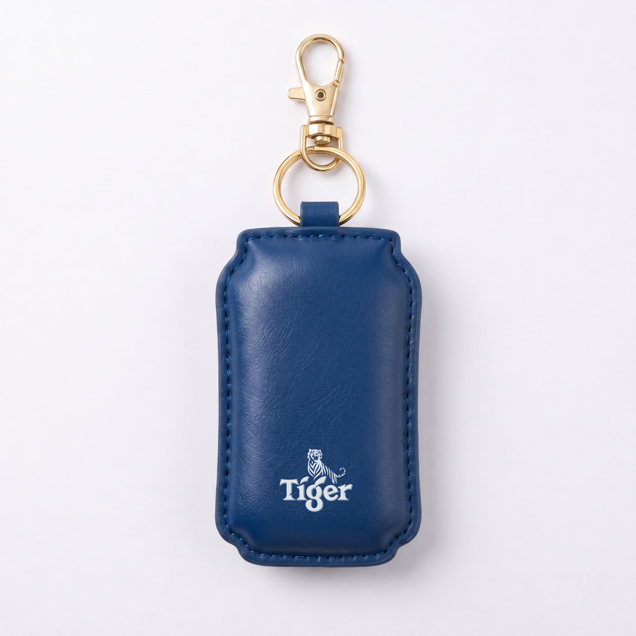 Custom PU Leather Keychain with Print - Custom Keychains - Front and Back