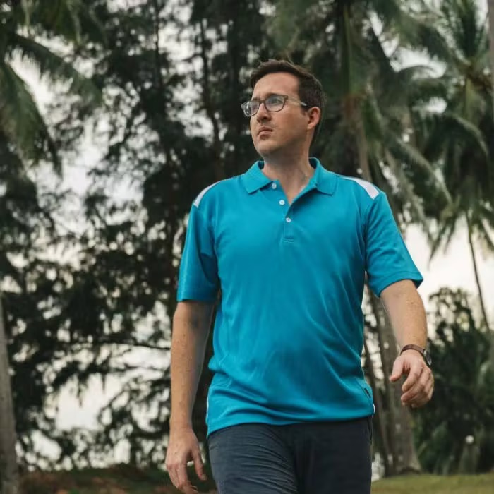 Dri-Fit Crescent Polo T Shirt