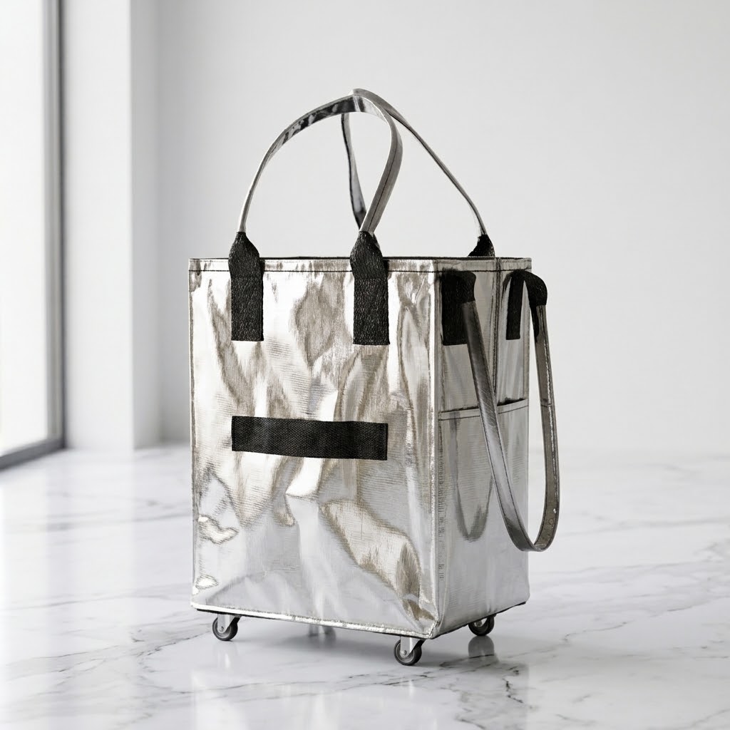 Foldable Rolling Shopping Bag - Foldable Shopping Bags