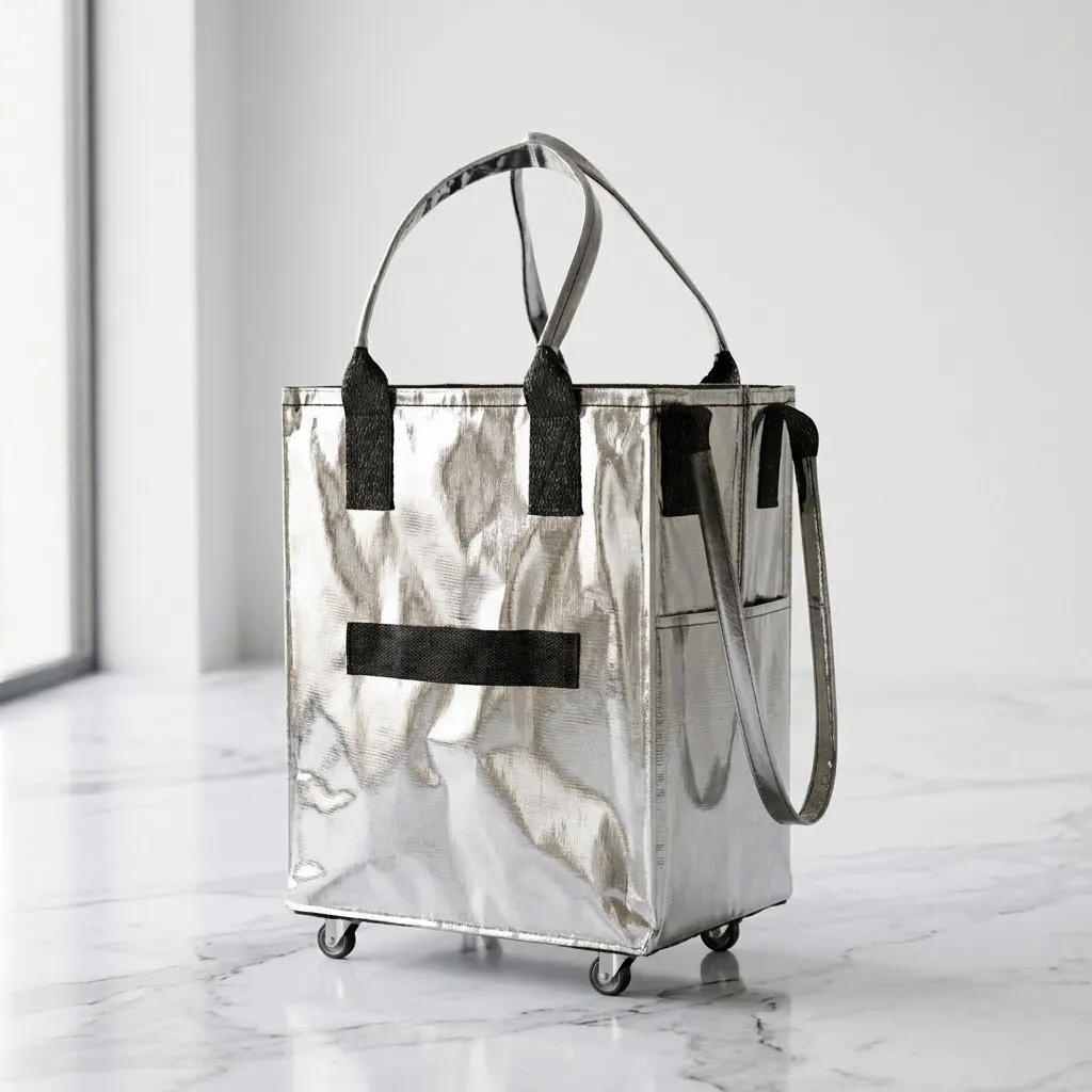 Foldable Rolling Shopping Bag