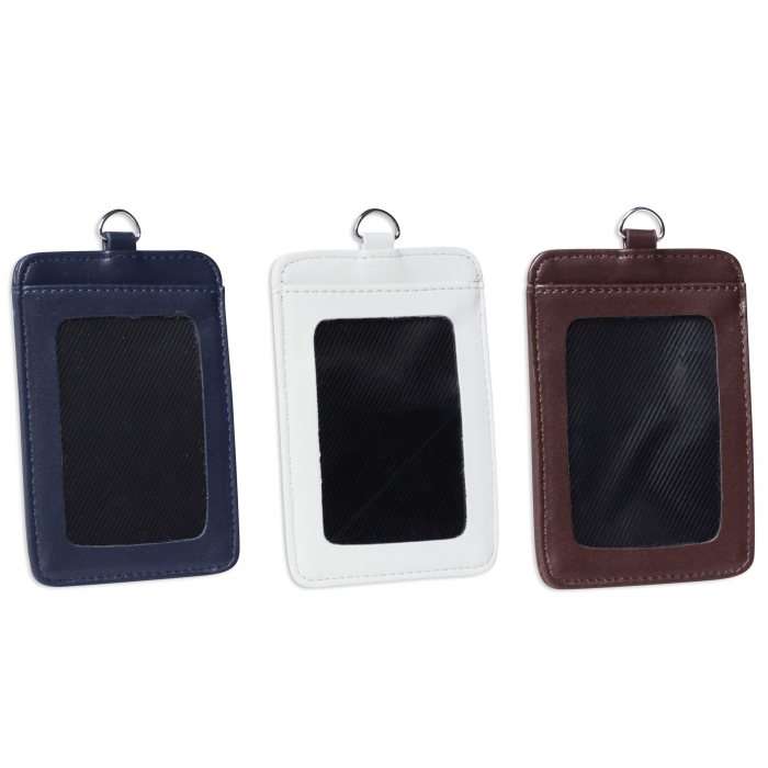 Portrait ID Card Holder with Lanyard and Box Set